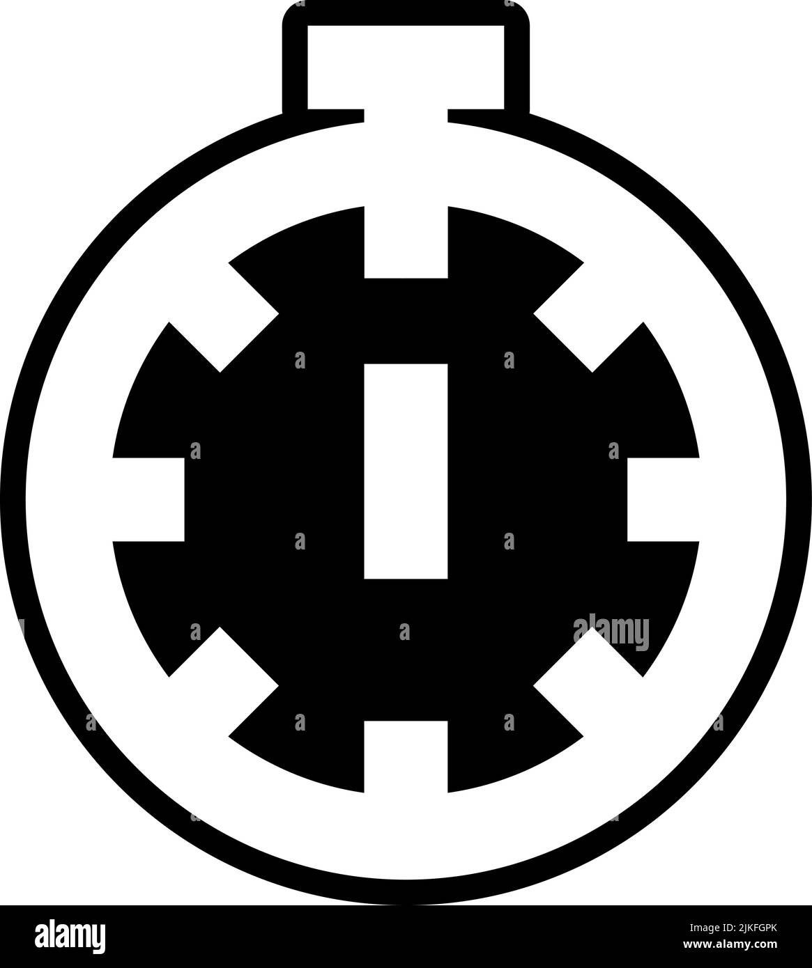 stopwatch icon black vector illustration Stock Vector Image & Art - Alamy