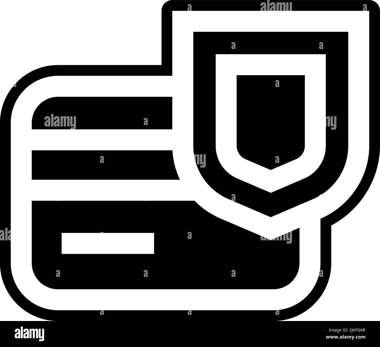 secure payment icon black vector illustration Stock Vector Image & Art ...