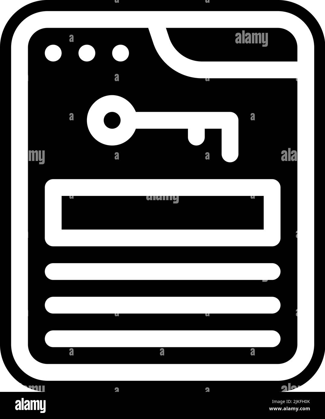 keyword icon black vector illustration Stock Vector Image & Art Alamy