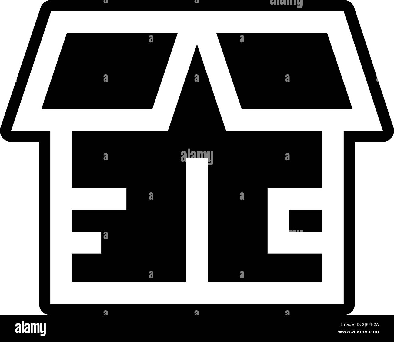 open box icon black vector illustration Stock Vector Image & Art - Alamy
