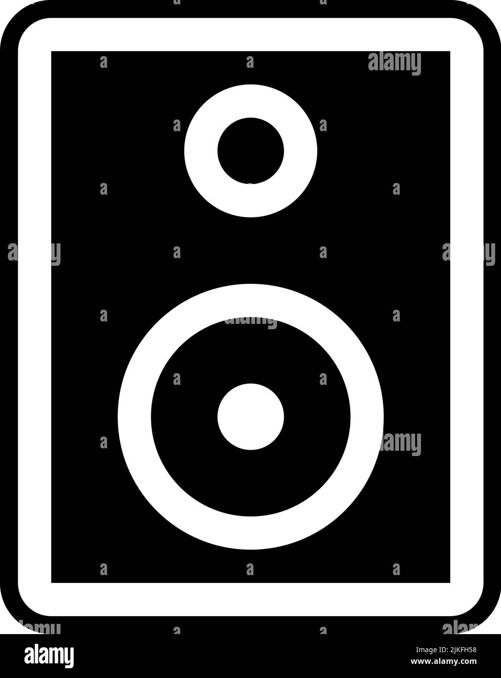 speaker icon black vector illustration Stock Vector Image & Art Alamy