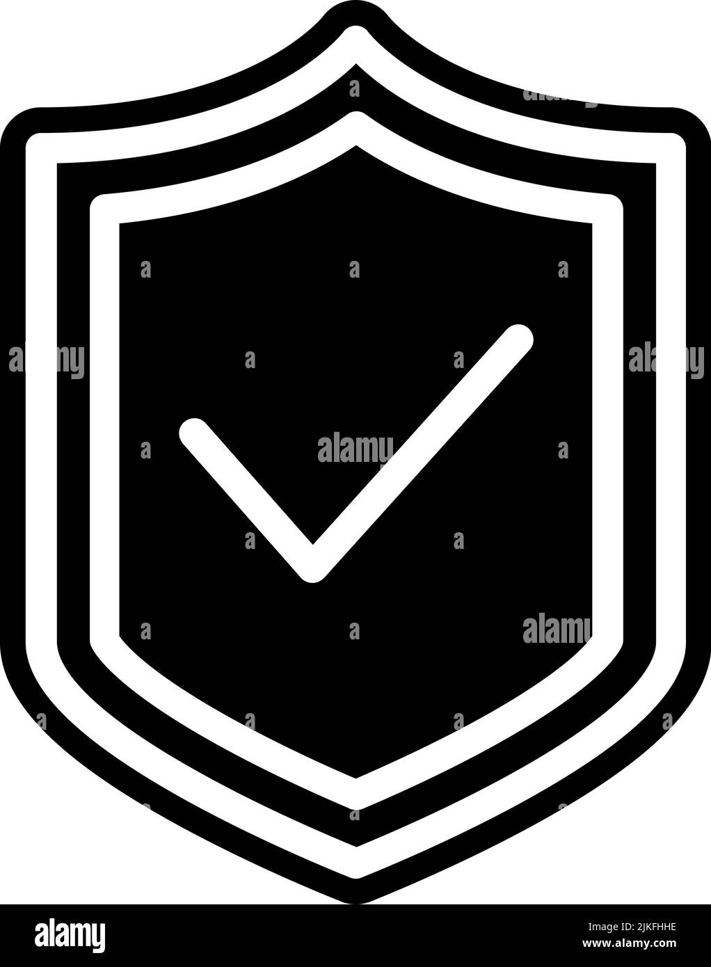 guaranteed icon black vector illustration Stock Vector Image & Art - Alamy