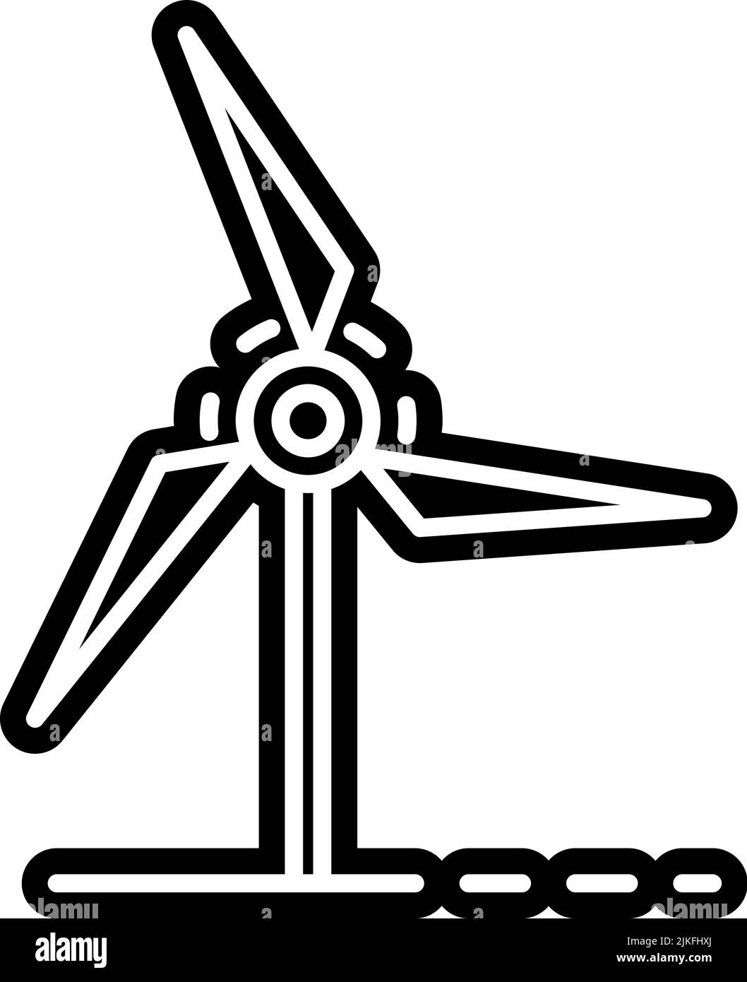 propeller icon black vector illustration Stock Vector Image & Art - Alamy