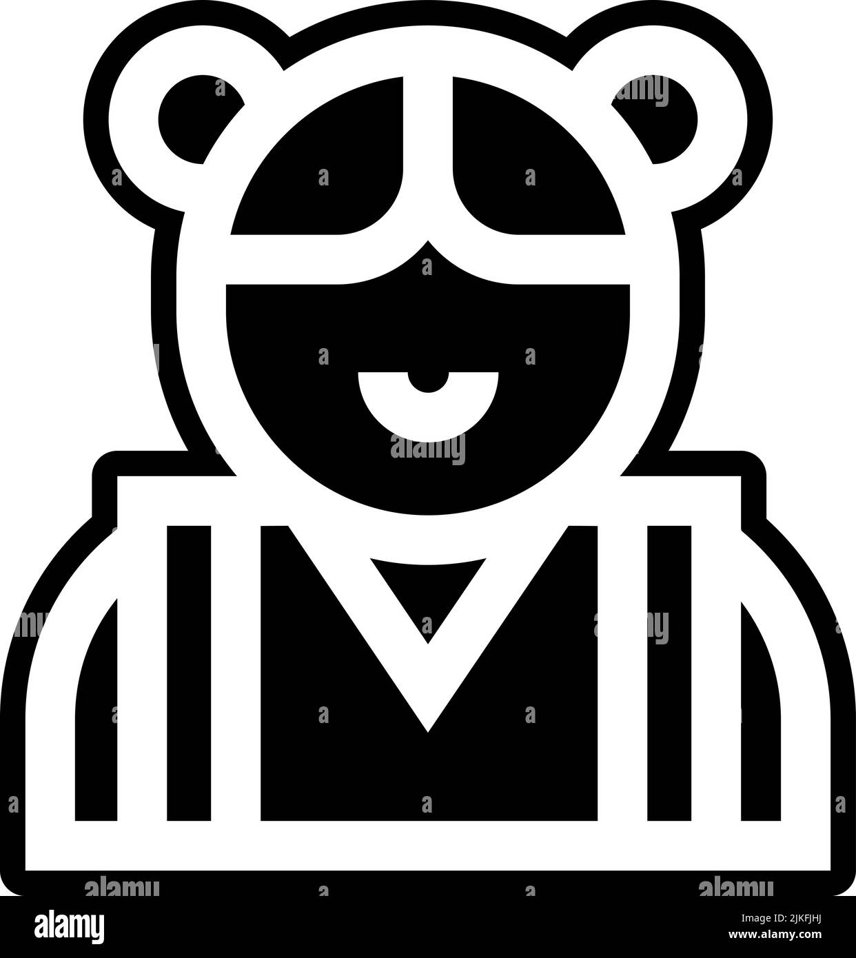 girl icon black vector illustration Stock Vector Image & Art - Alamy