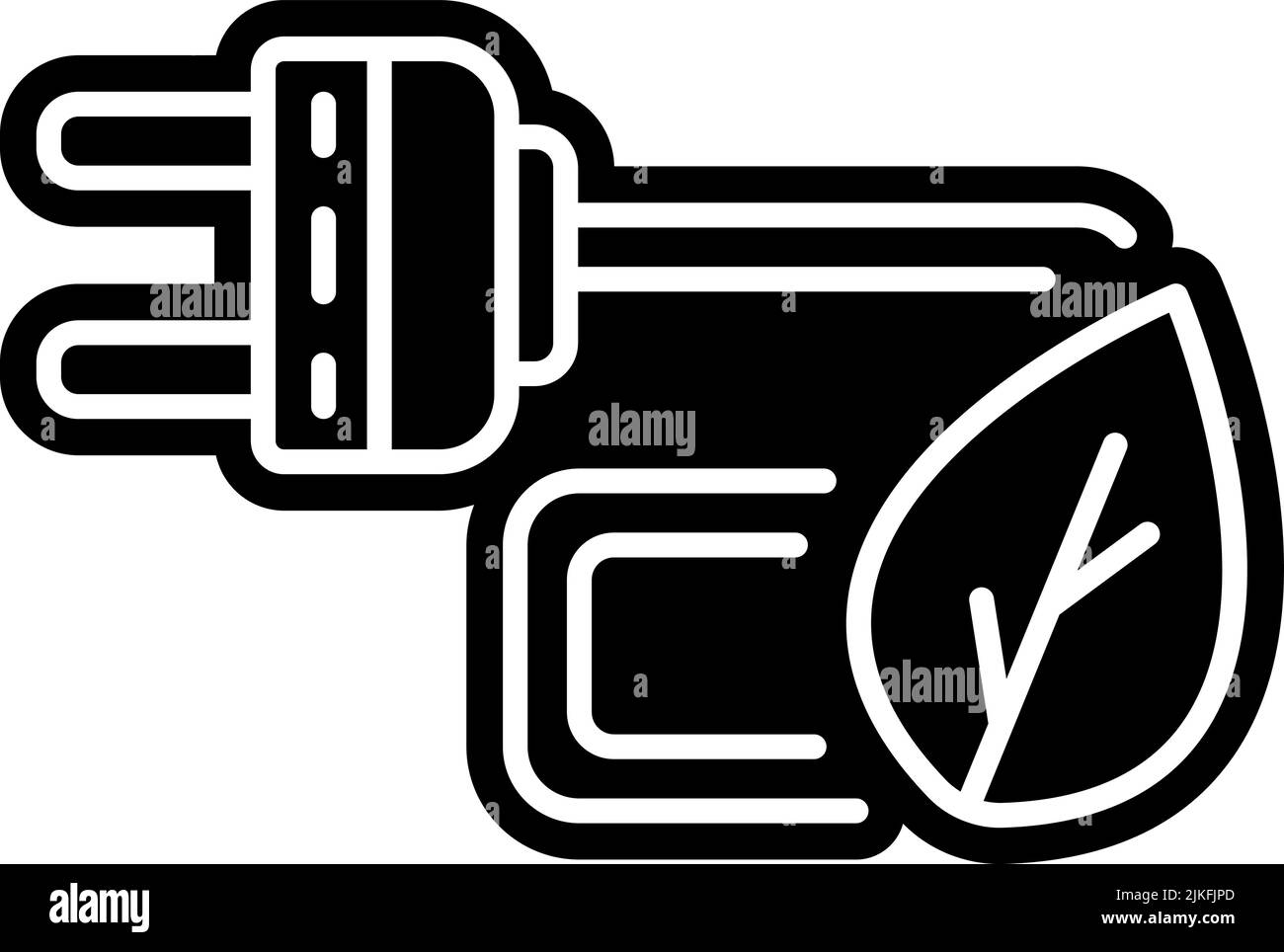 plug icon black vector illustration Stock Vector Image & Art - Alamy