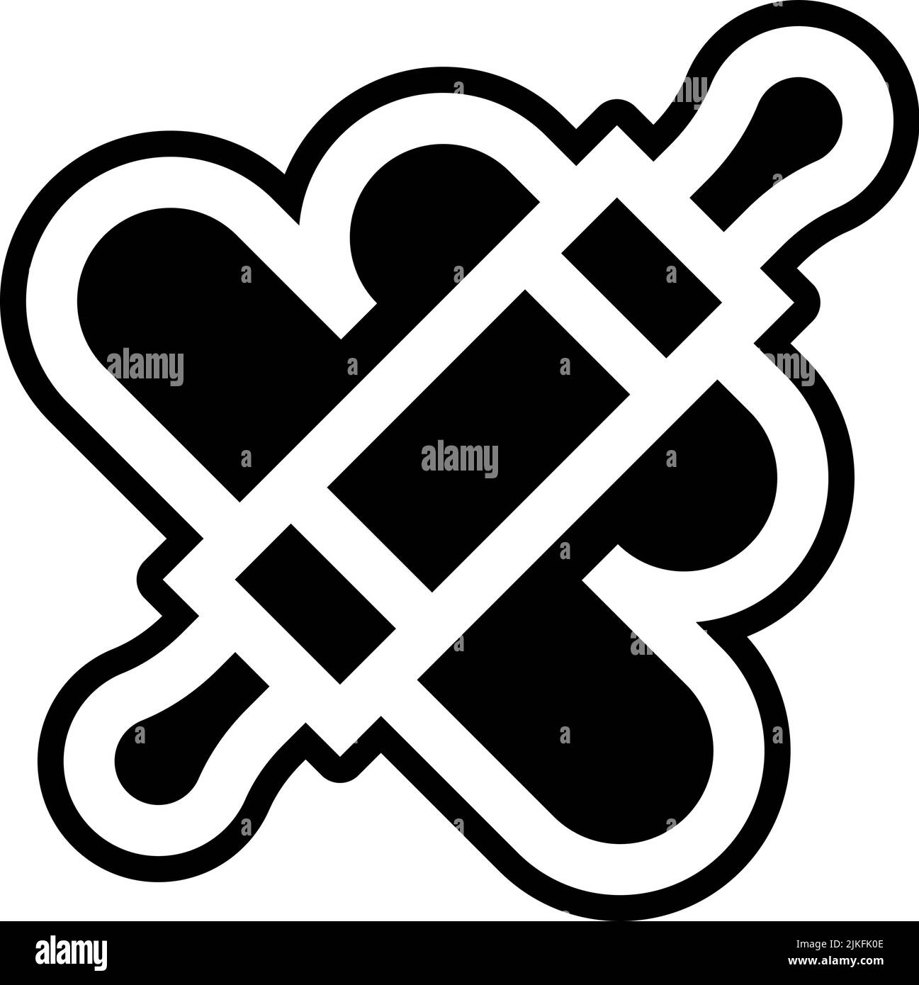 knead icon black vector illustration Stock Vector Image & Art - Alamy