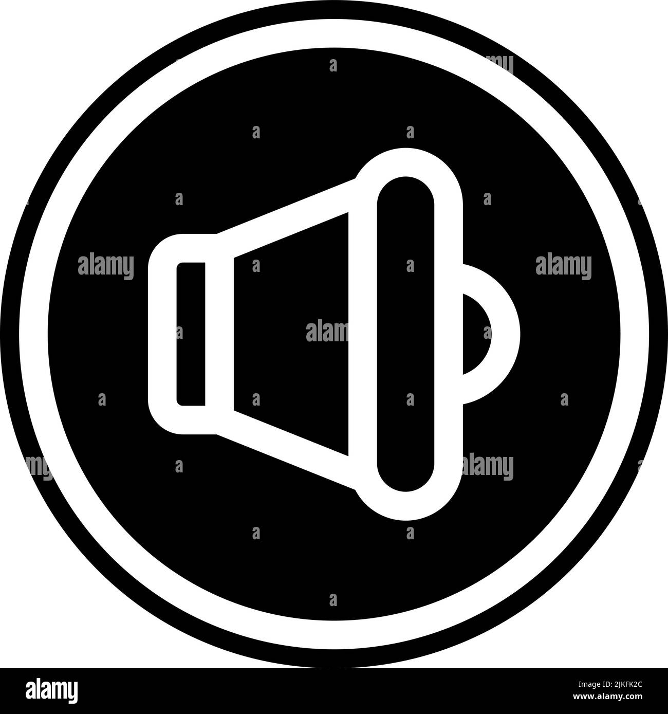 volume icon black vector illustration Stock Vector Image & Art - Alamy