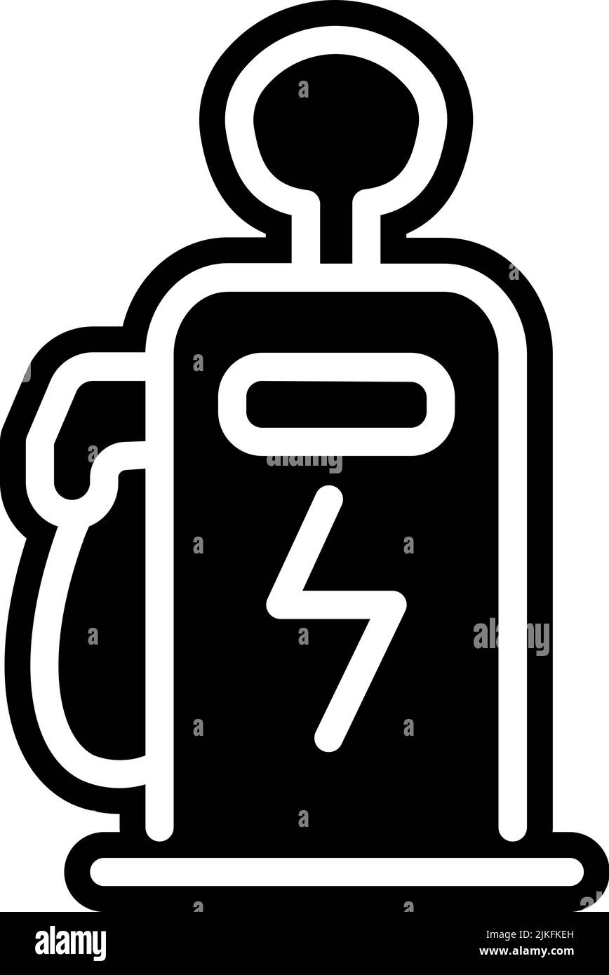 gas station icon black vector illustration Stock Vector Image & Art - Alamy