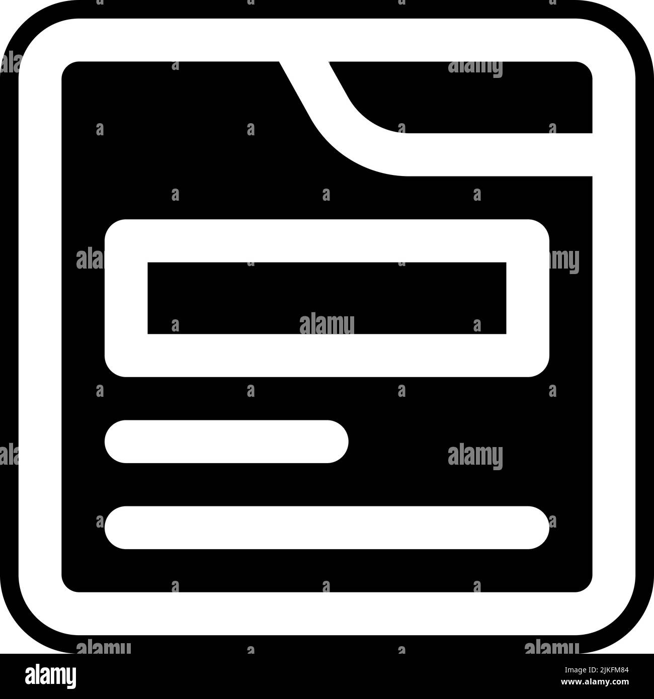 social media icon black vector illustration Stock Vector Image & Art