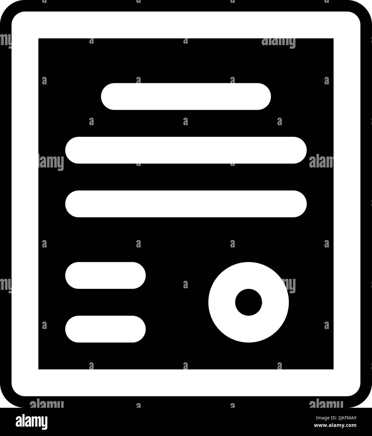 contract icon black vector illustration Stock Vector Image & Art - Alamy