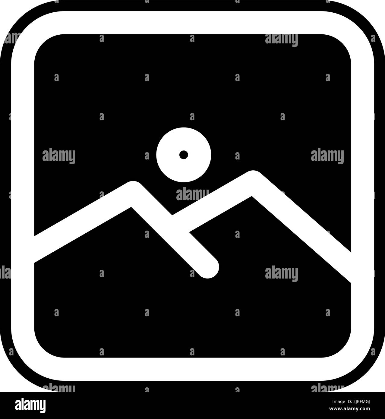 image icon black vector illustration Stock Vector Image & Art - Alamy