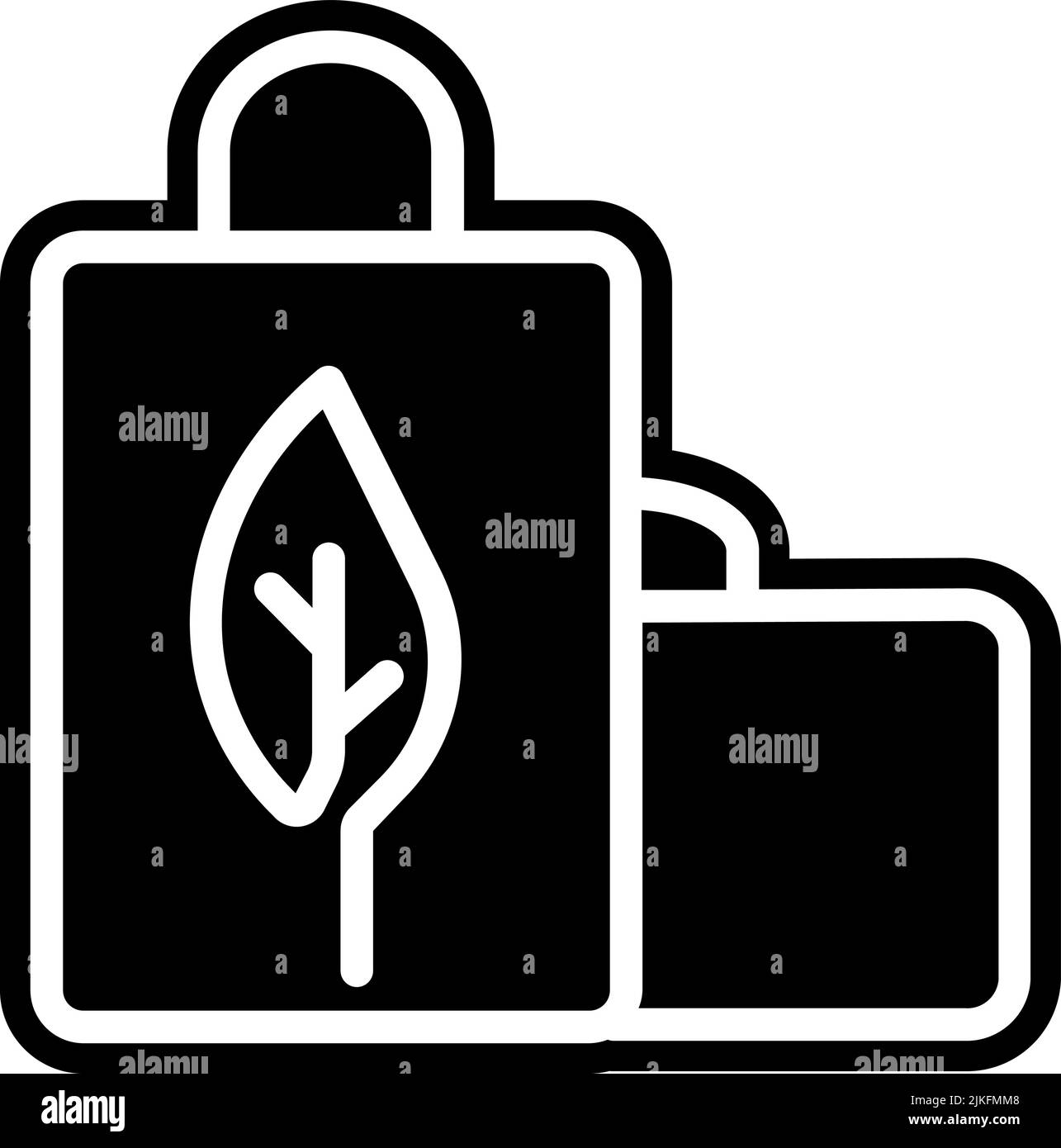 shop bag icon black vector illustration Stock Vector Image & Art - Alamy