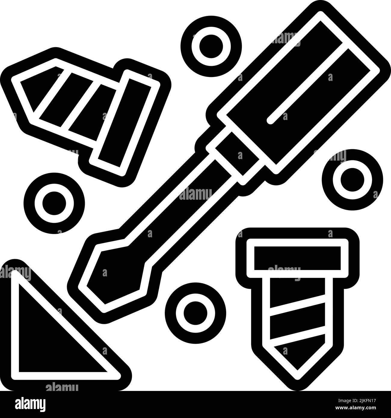 screwdriver icon black vector illustration Stock Vector Image & Art Alamy