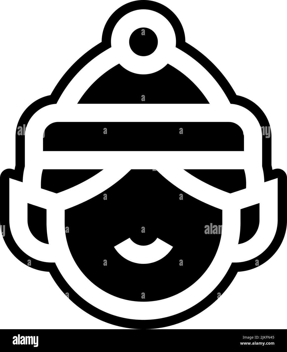 elf icon black vector illustration Stock Vector Image & Art - Alamy