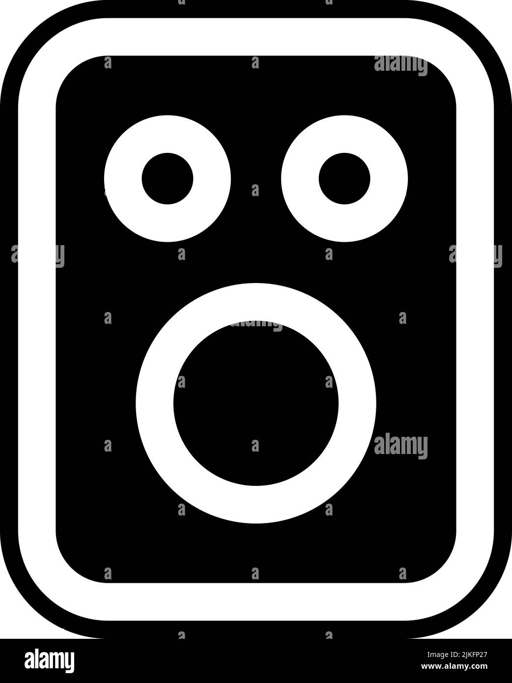 speaker box icon black vector illustration Stock Vector Image & Art Alamy