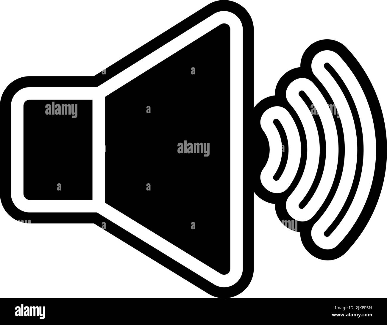 volume icon black vector illustration Stock Vector Image & Art Alamy