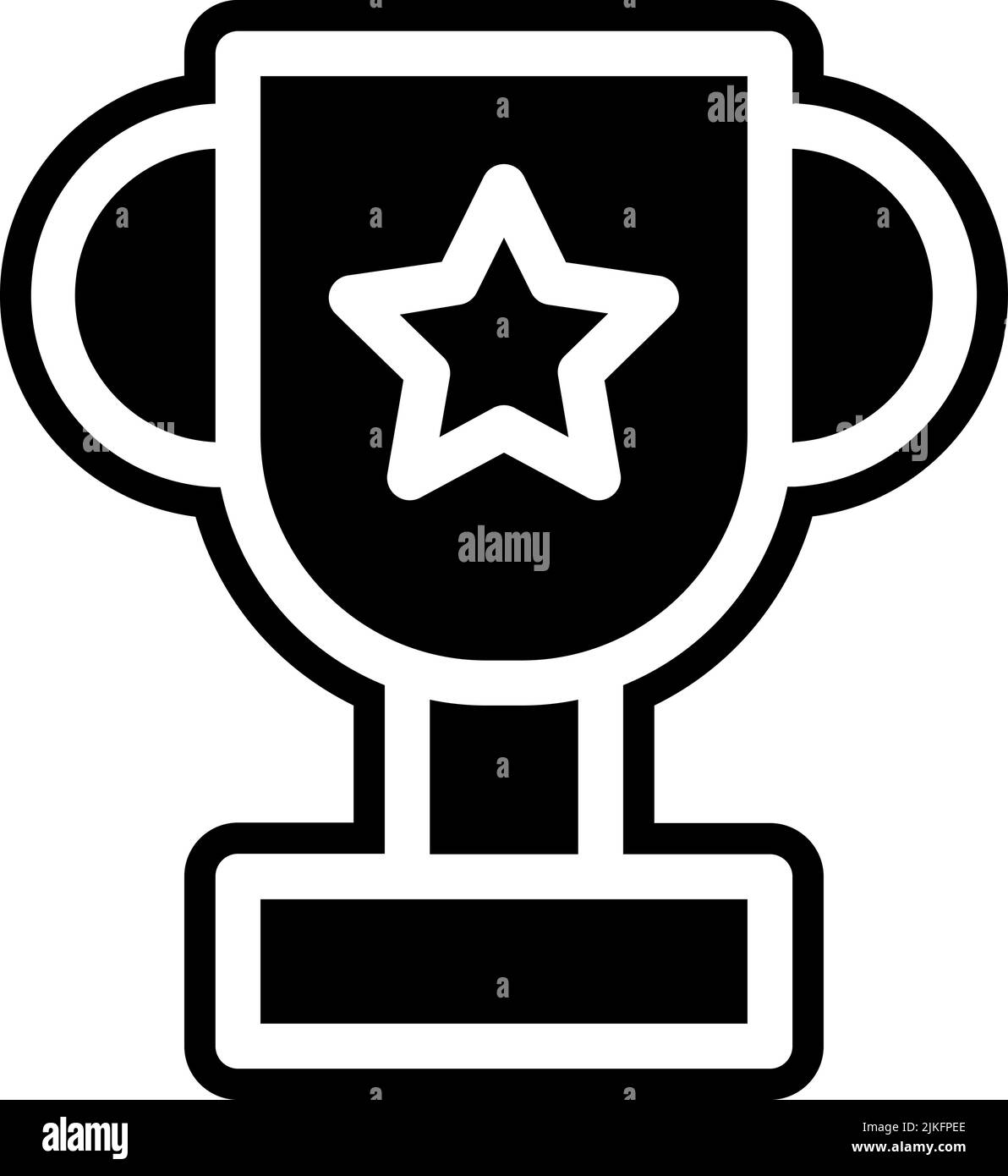 award icon black vector illustration Stock Vector Image & Art - Alamy