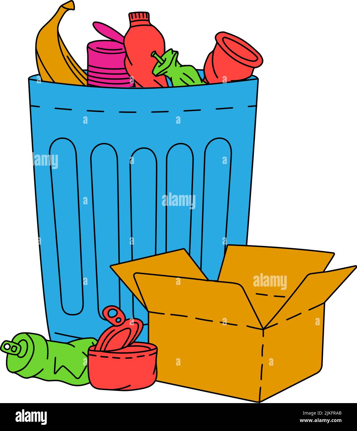 Plastic recycle stack Stock Vector Images - Alamy