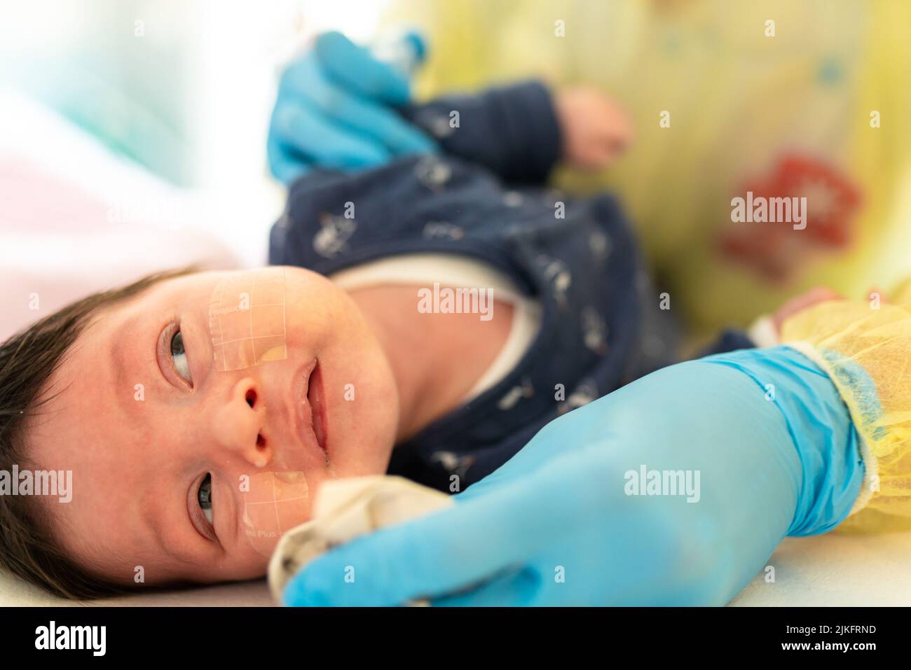 Bronchiolitis Epidemic In Pediatric Wards Of A Hospital Stock Photo Alamy   Bronchiolitis Epidemic In Pediatric Wards Of A Hospital 2JKFRND 