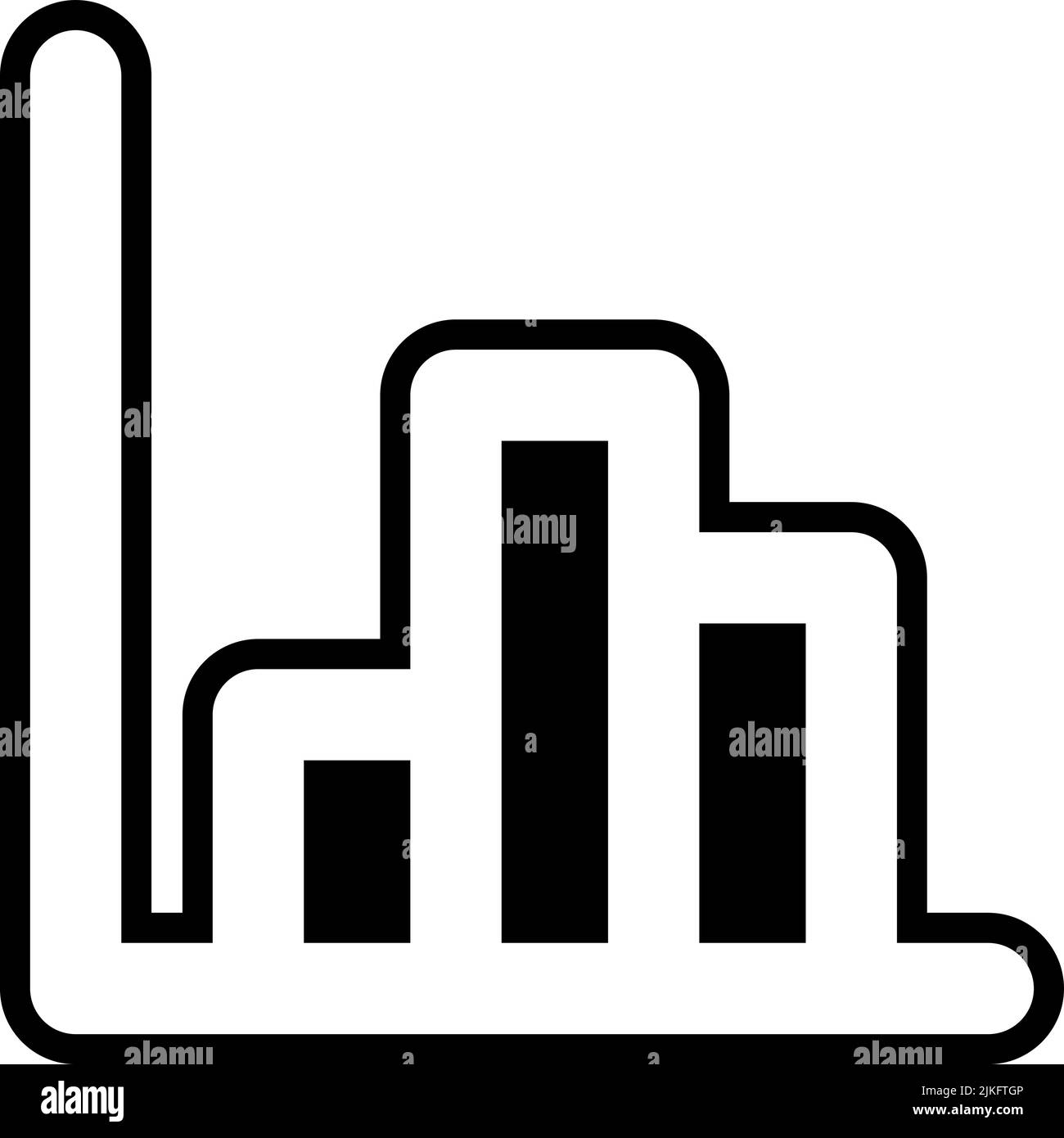 analytics icon black vector illustration Stock Vector Image & Art - Alamy