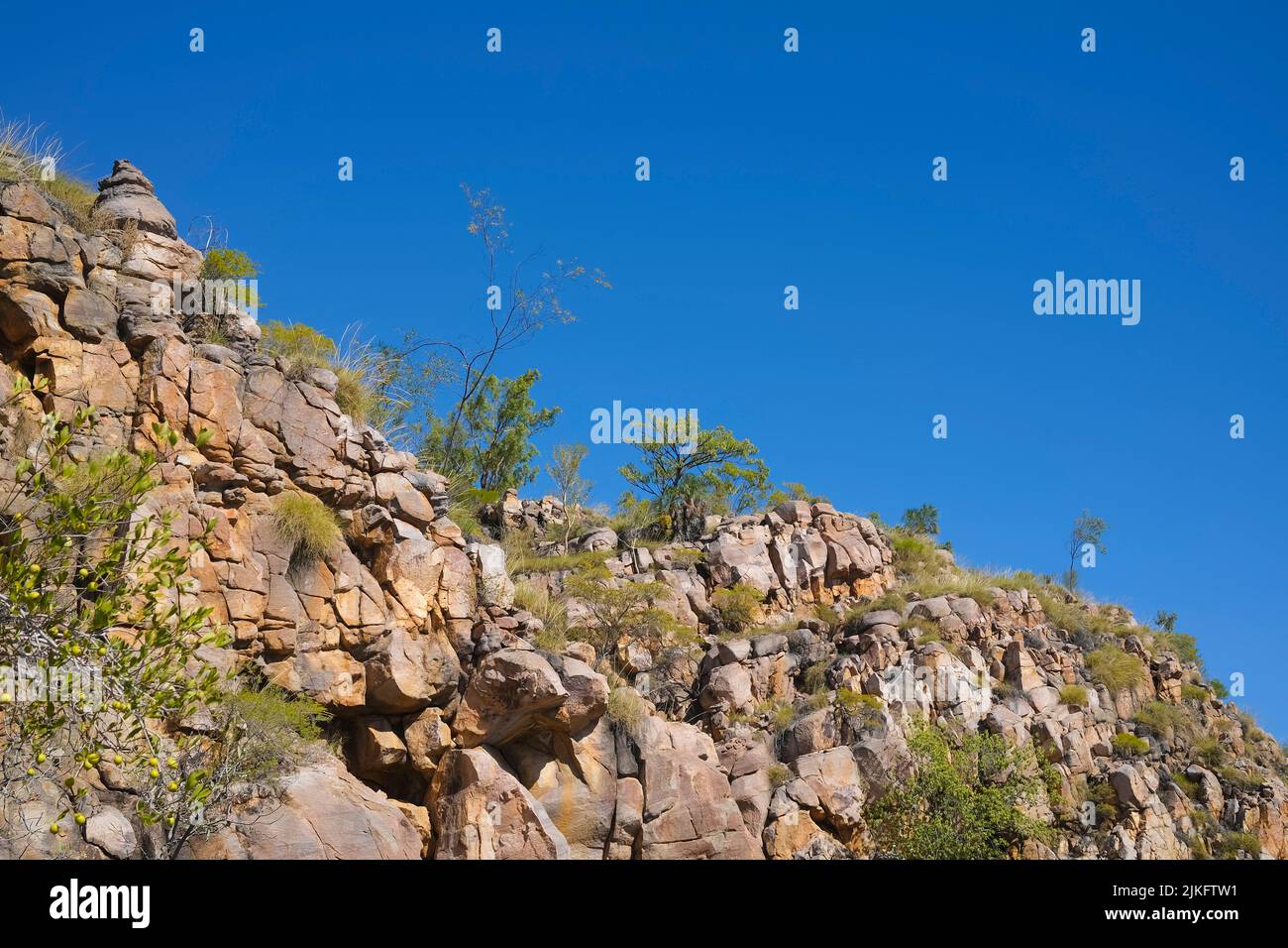 Nitmiluk National Park at Katherine gorge Stock Photo