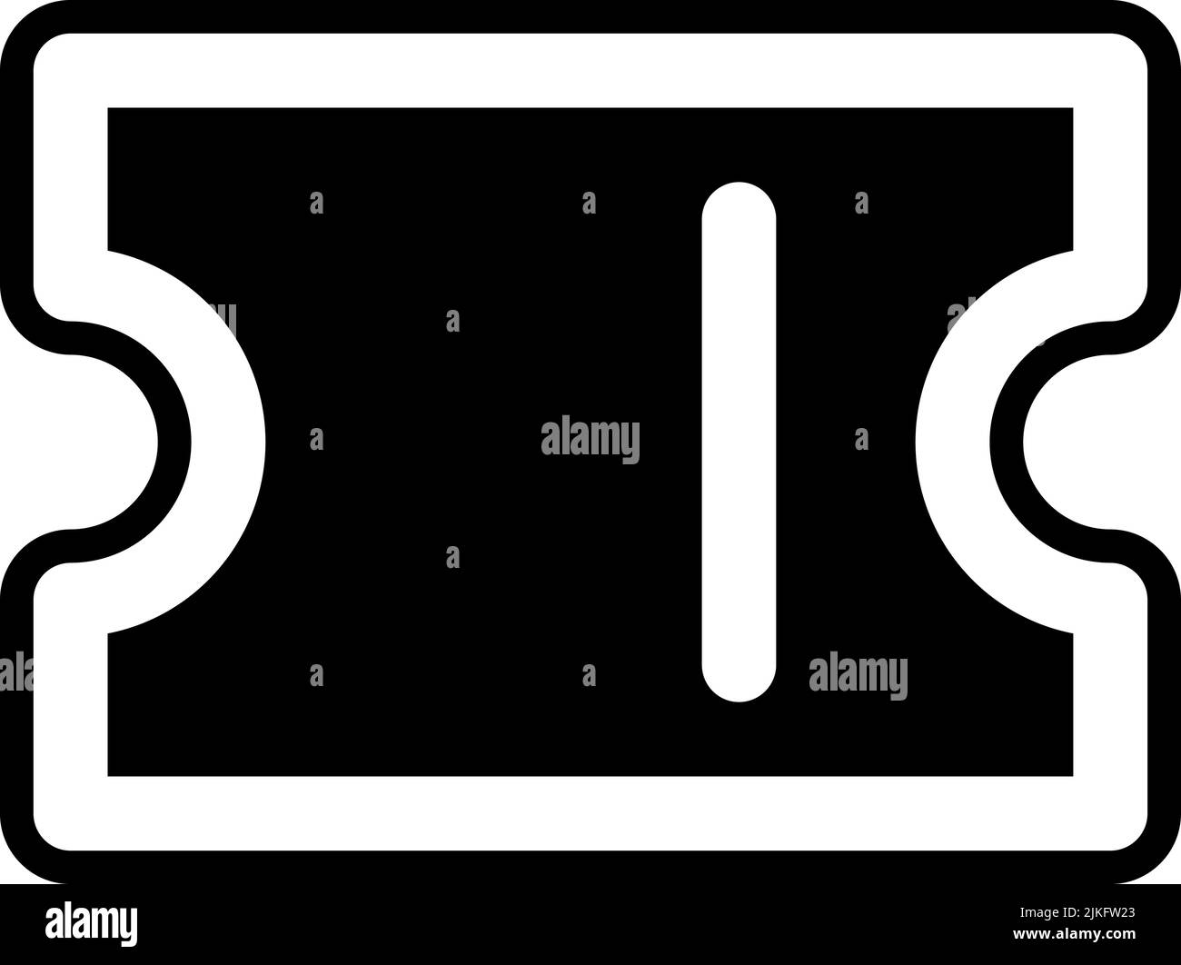Ticket logotype Black and White Stock Photos & Images - Alamy