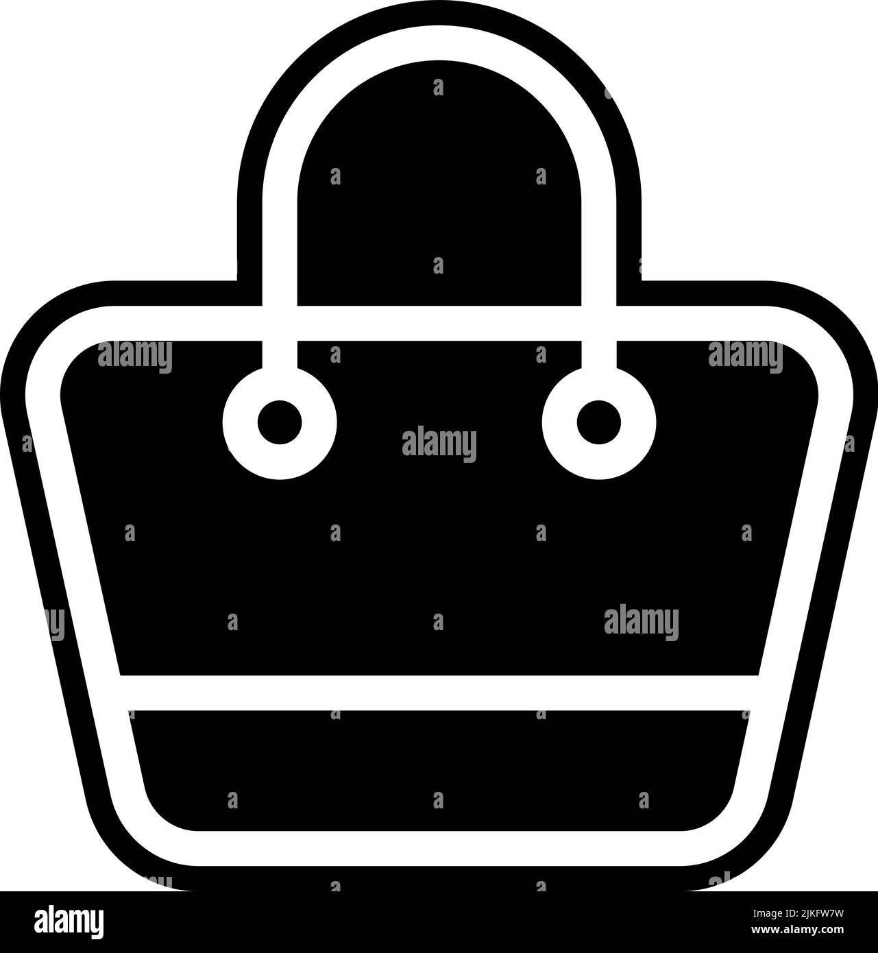 bag icon black vector illustration Stock Vector Image & Art - Alamy