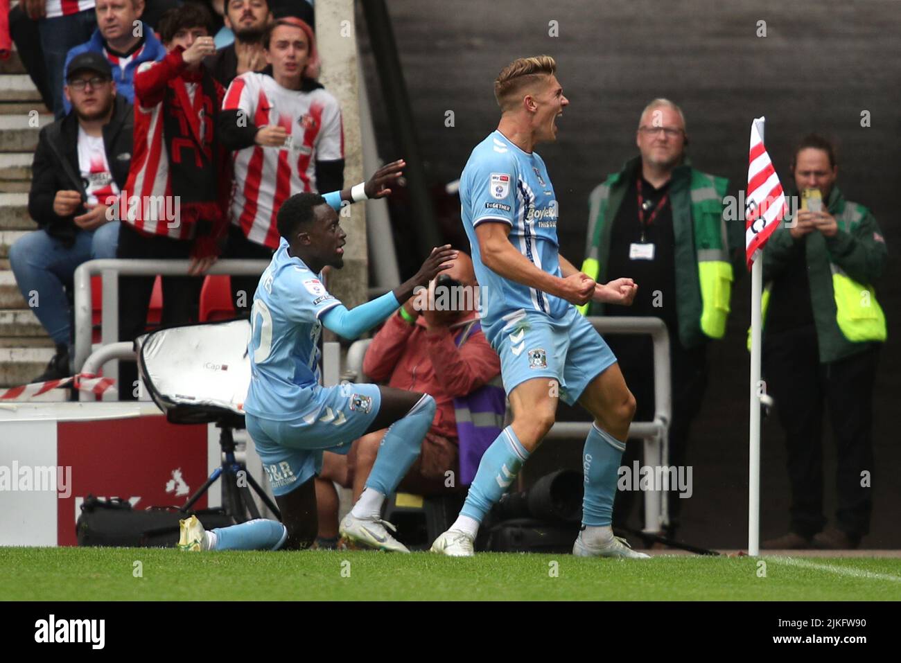 Viktor Gyokeres celebrates after scoring his first goal during Liga  Portugal 23/24 game between Sporting CP and FC Vizela at Estadio Jose  Alvalade Stock Photo - Alamy