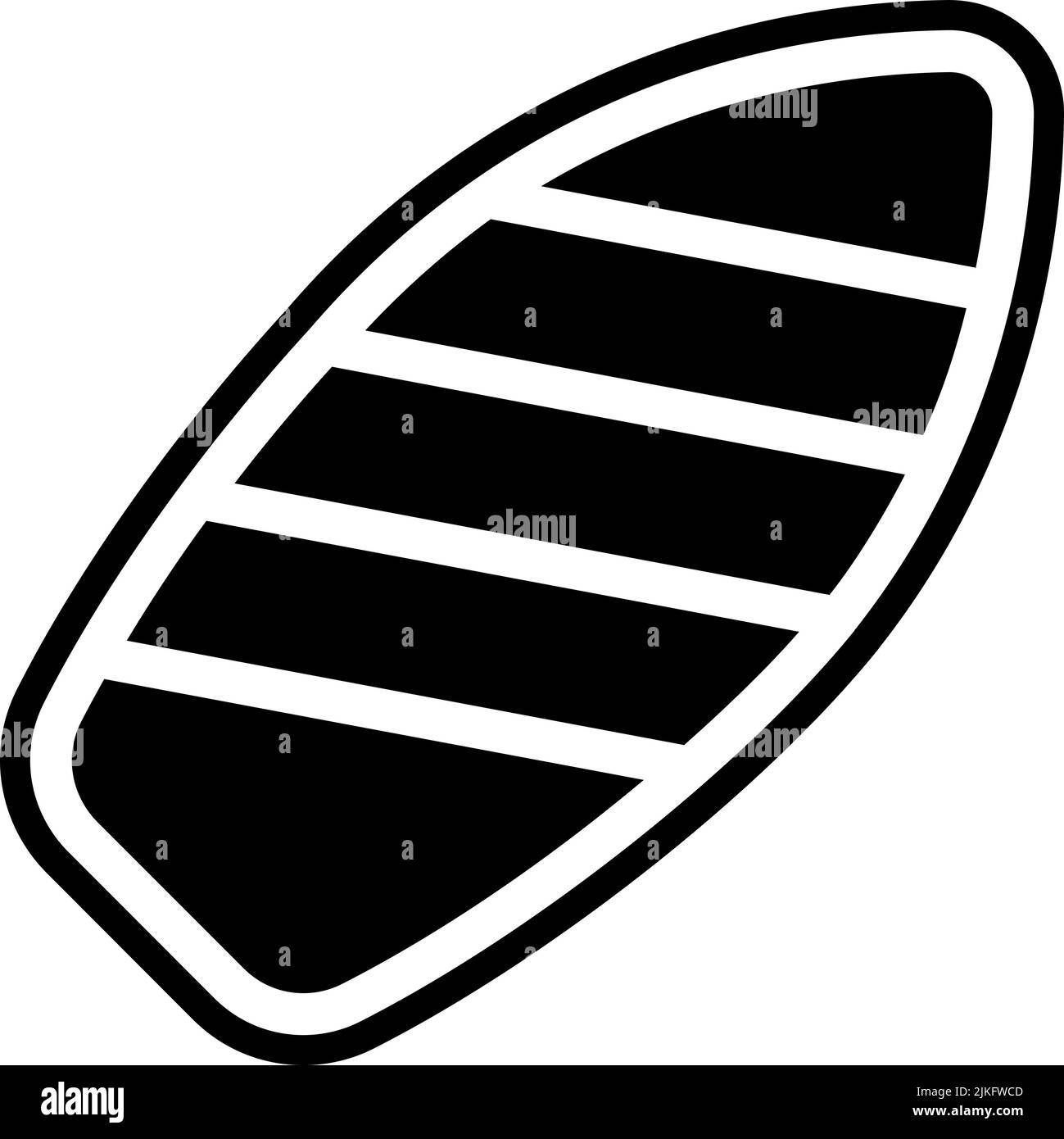 Poster design illustration surfboard Black and White Stock Photos ...