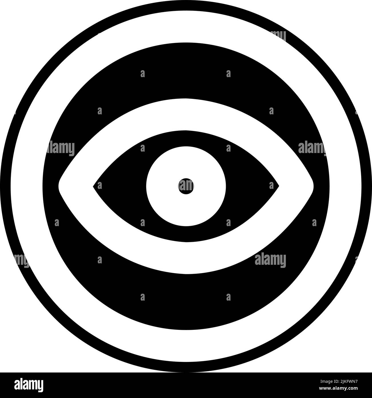 view icon black vector illustration Stock Vector Image & Art - Alamy