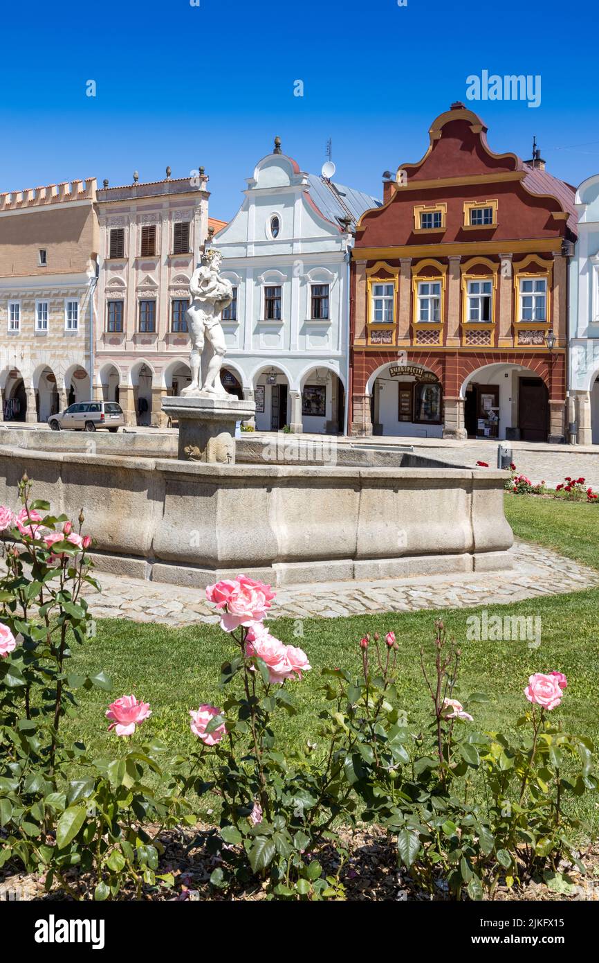 Telč (UNESCO), Kraj Vysočina, Česka republika /  Telc (UNESCO), Vysocina district, Czech republic, Europe Stock Photo