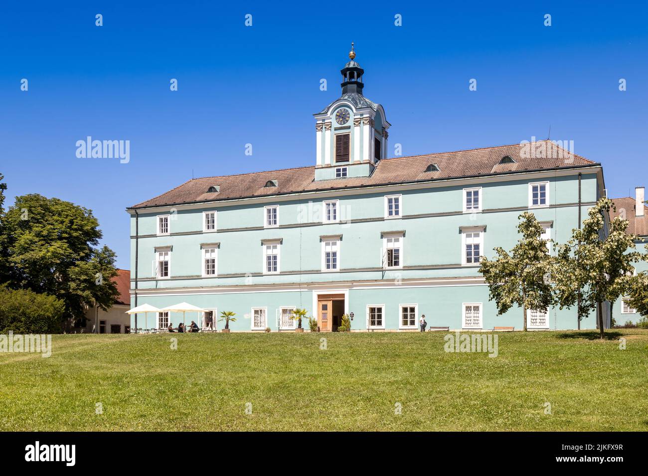 Nový zamek Dacice, Jihocesky kraj, Ceska republika / New castle, Dacice town, Czech republic Stock Photo