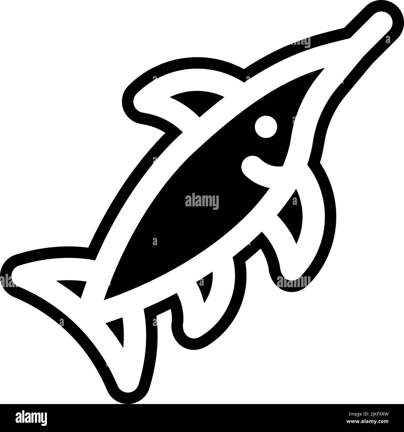 swordfish icon black vector illustration Stock Vector Image & Art Alamy