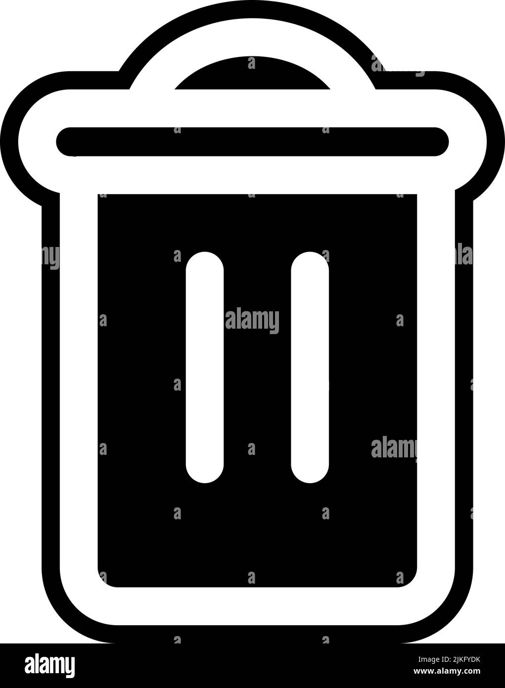 delete icon black vector illustration Stock Vector Image & Art - Alamy