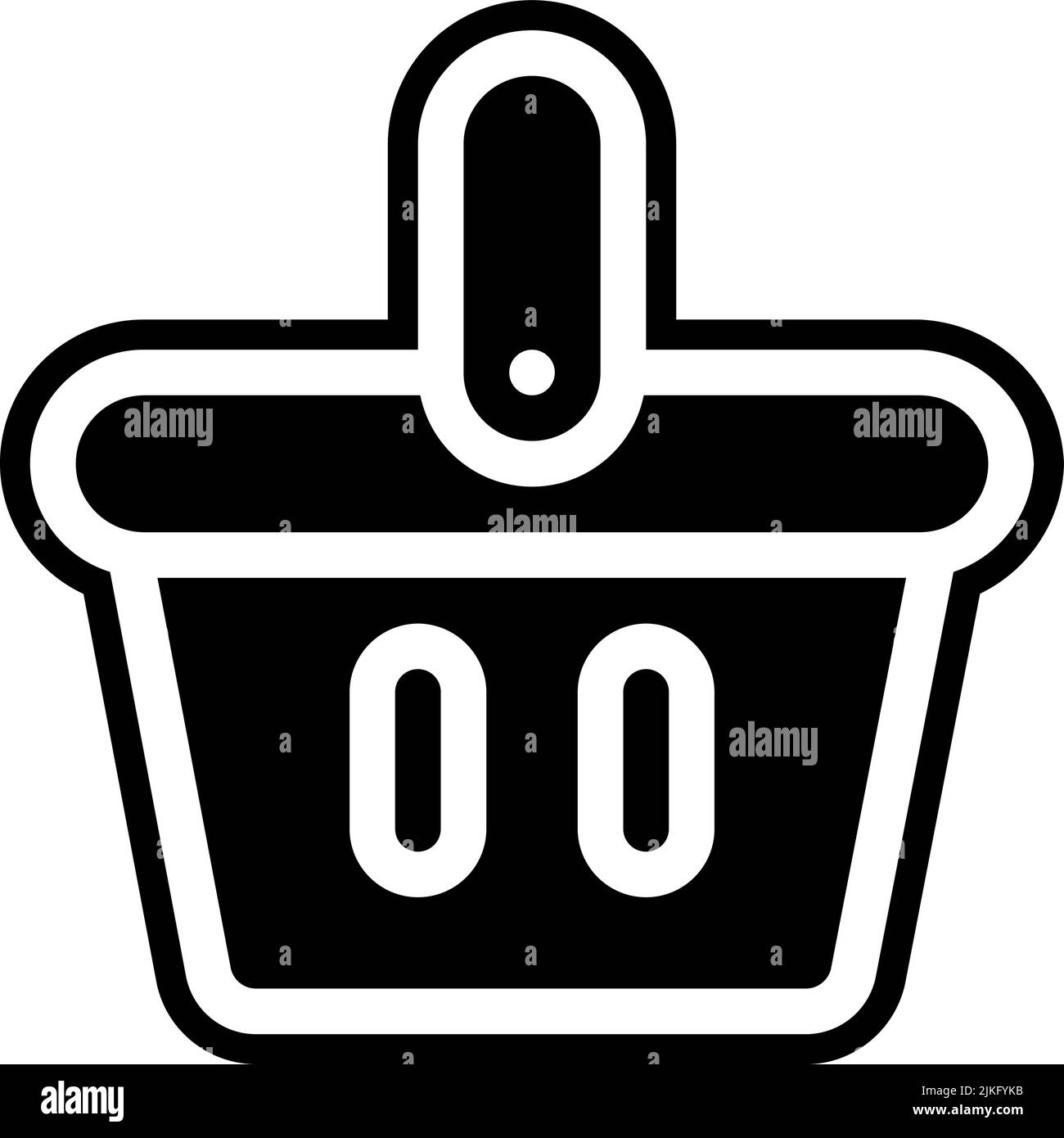 shopping cart icon black vector illustration Stock Vector Image & Art ...