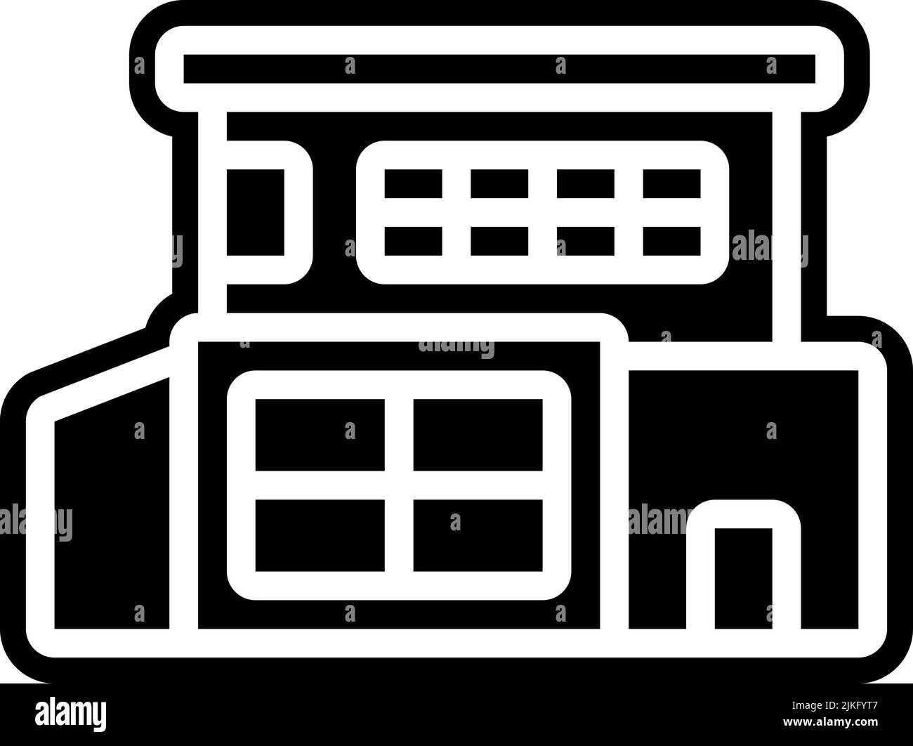 house icon black vector illustration Stock Vector Image & Art - Alamy