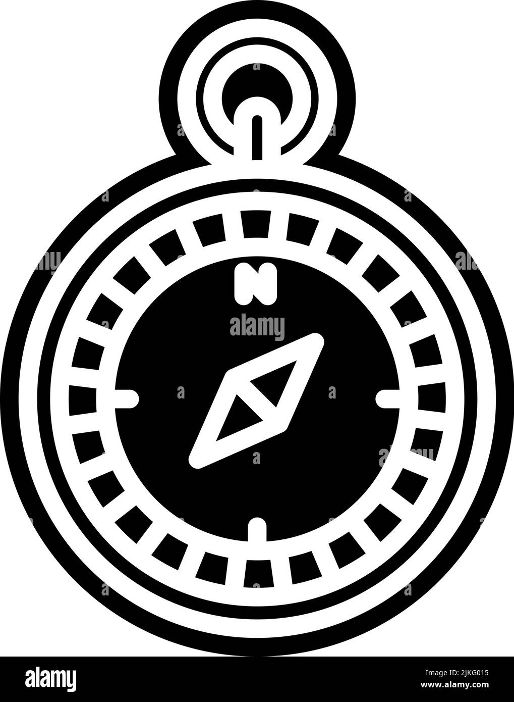 compass icon black vector illustration Stock Vector Image & Art Alamy