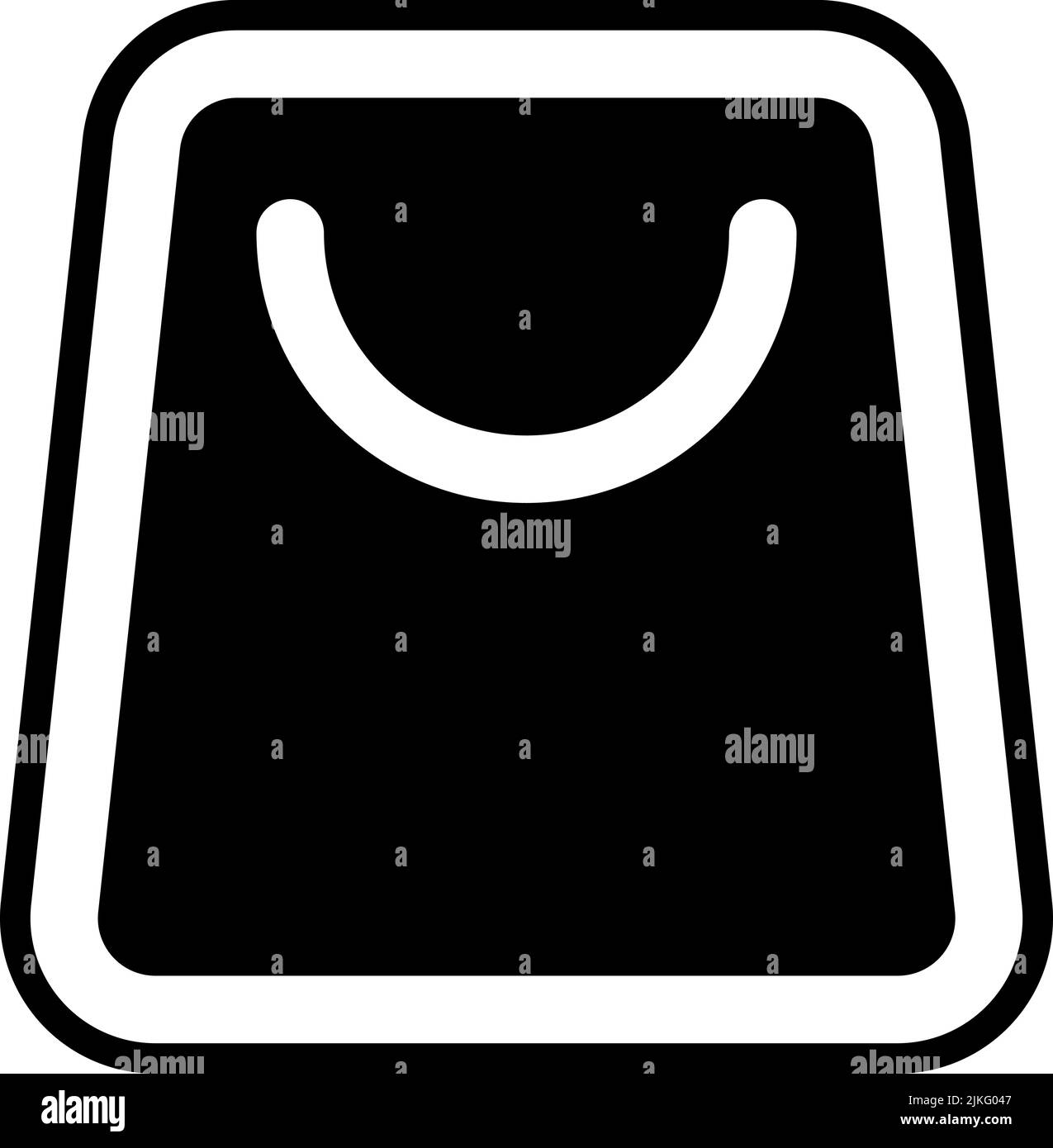 bag icon black vector illustration Stock Vector Image & Art - Alamy
