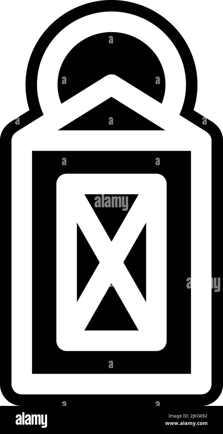lamp icon black vector illustration Stock Vector Image & Art - Alamy