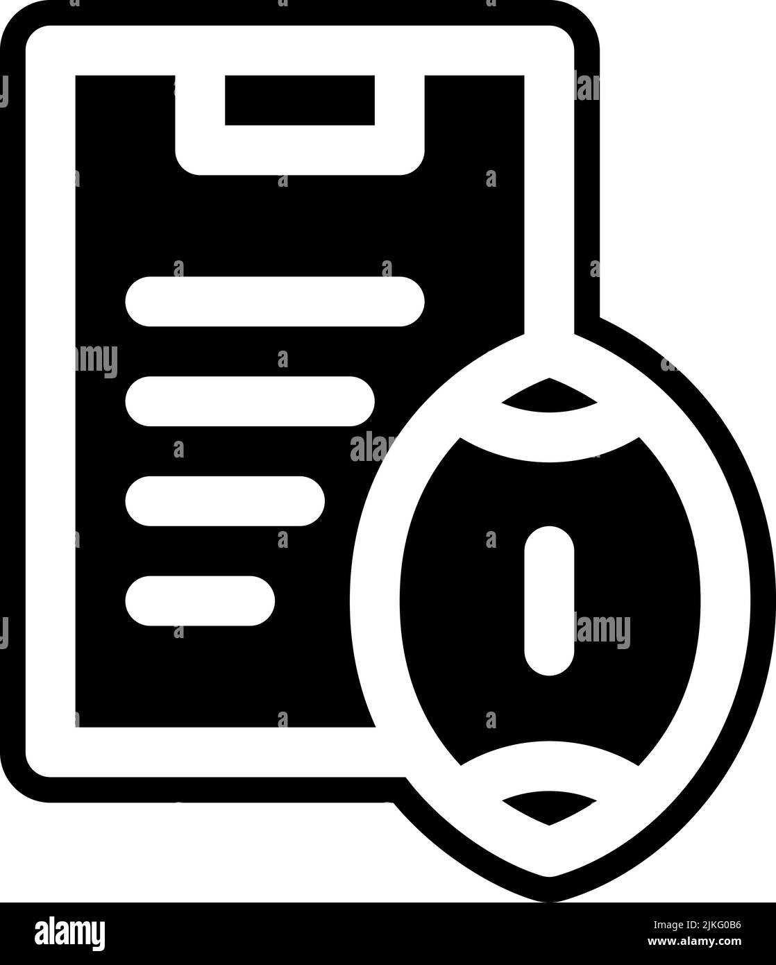clipboard icon black vector illustration Stock Vector Image & Art Alamy