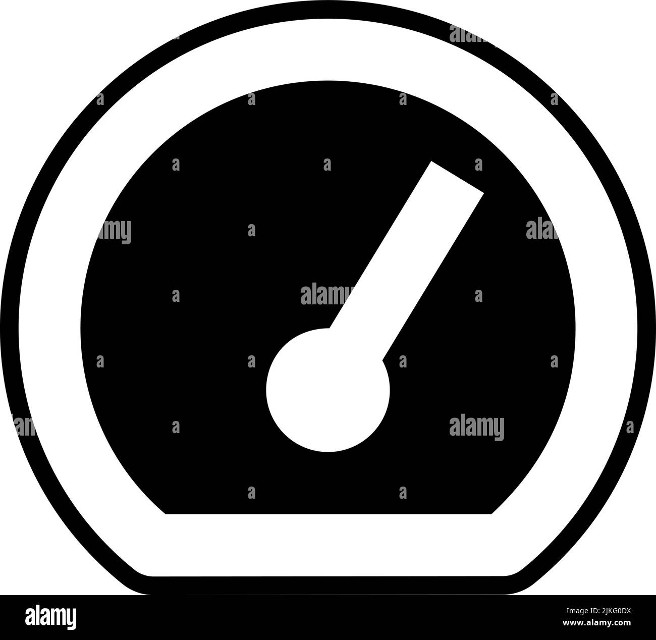 speedometer icon black vector illustration Stock Vector Image & Art Alamy
