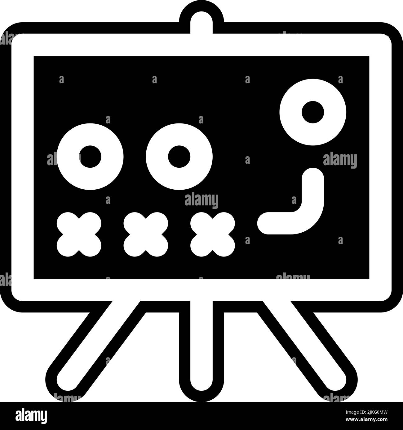 strategy icon black vector illustration Stock Vector Image & Art - Alamy