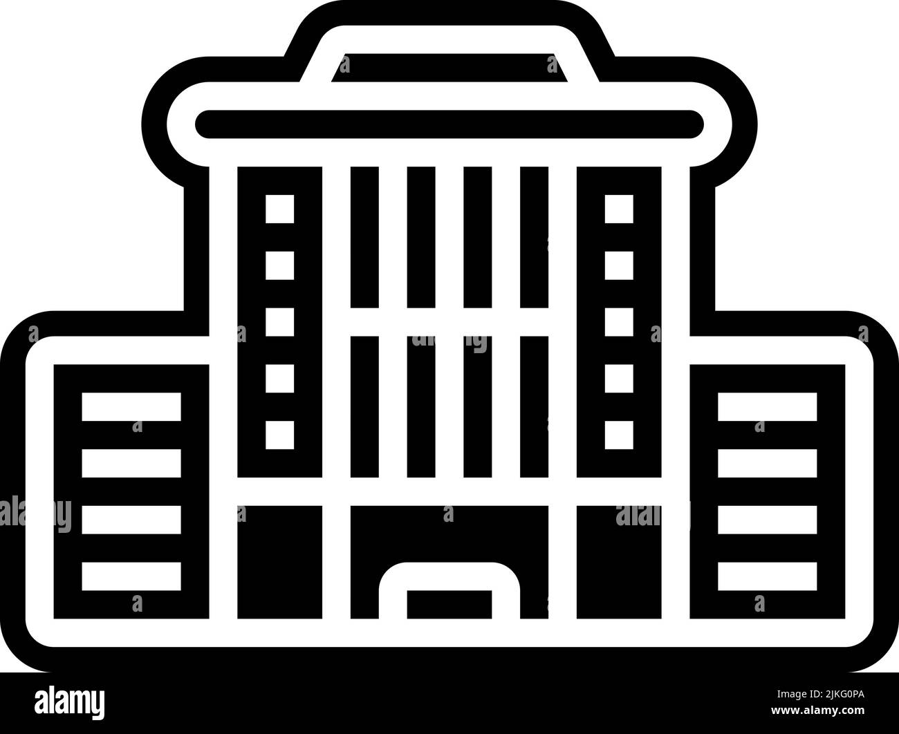 apartment icon black vector illustration Stock Vector Image & Art - Alamy