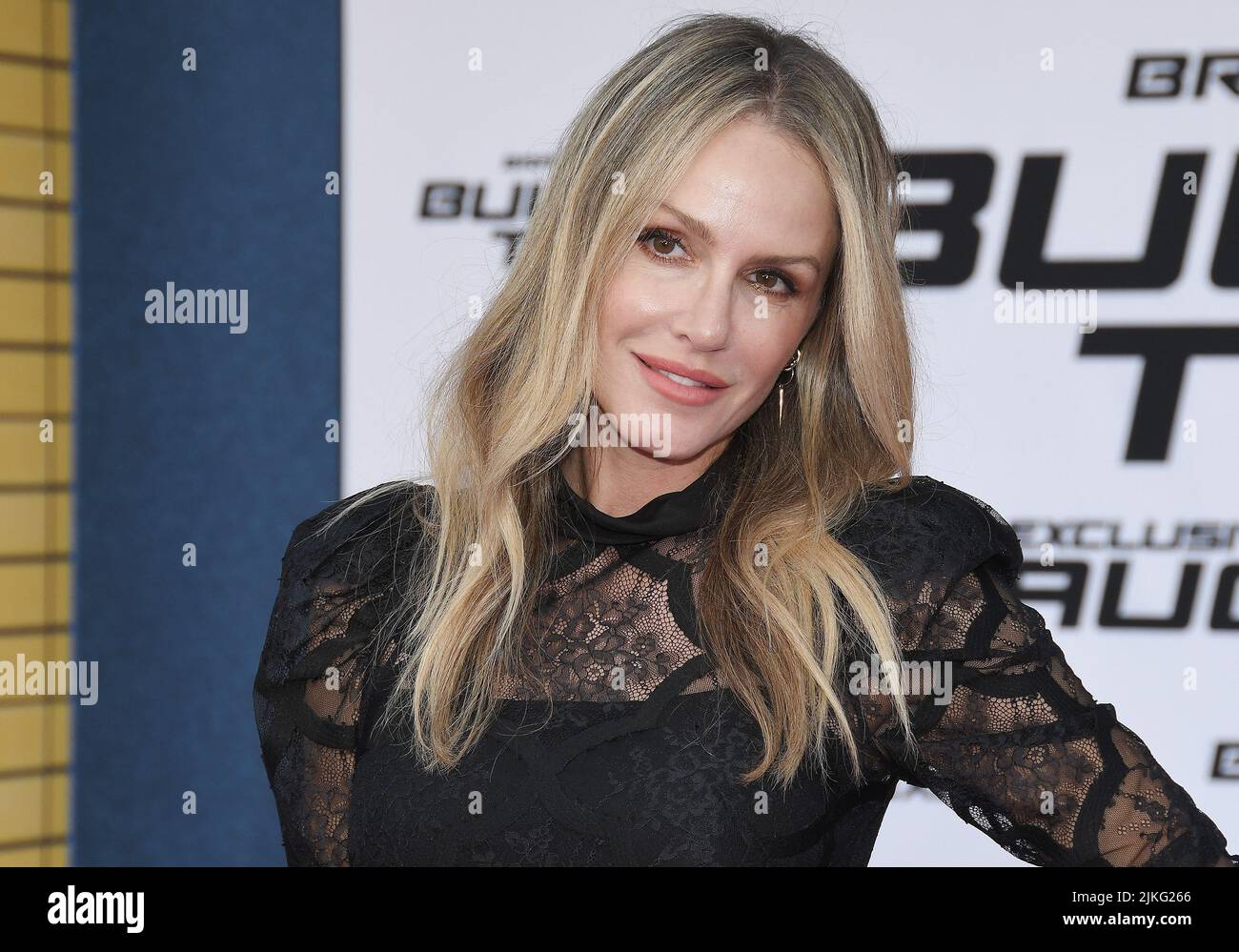 Los Angeles, USA. 01st Aug, 2022. Monet Mazur arrives at the BULLET TRAIN Los Angeles Premiere held at the Regency Village Theater in Westwood, CA on Monday, ?August 1, 2022. (Photo By Sthanlee B. Mirador/Sipa USA) Credit: Sipa USA/Alamy Live News Stock Photo