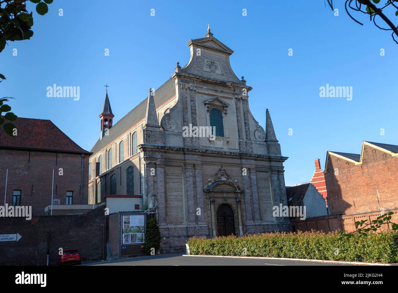 Carmelite Church Fathers, Ghent, Belgium Stock Photo