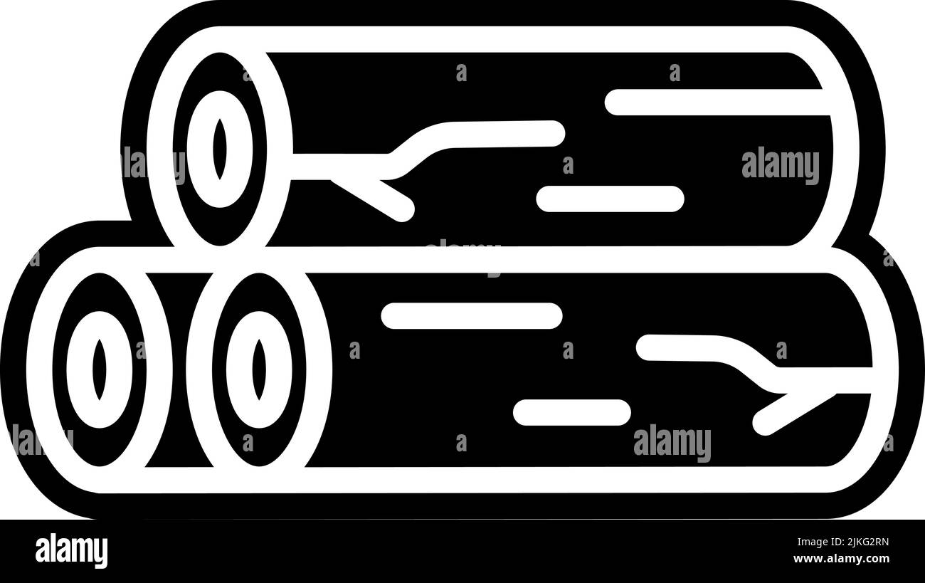 wood icon black vector illustration Stock Vector Image & Art - Alamy