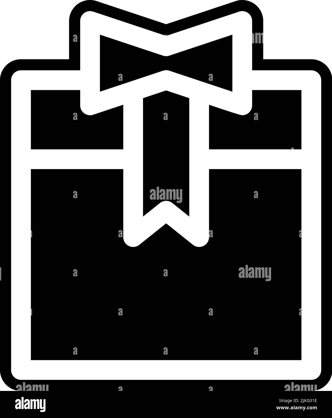 gift icon black vector illustration Stock Vector Image & Art - Alamy