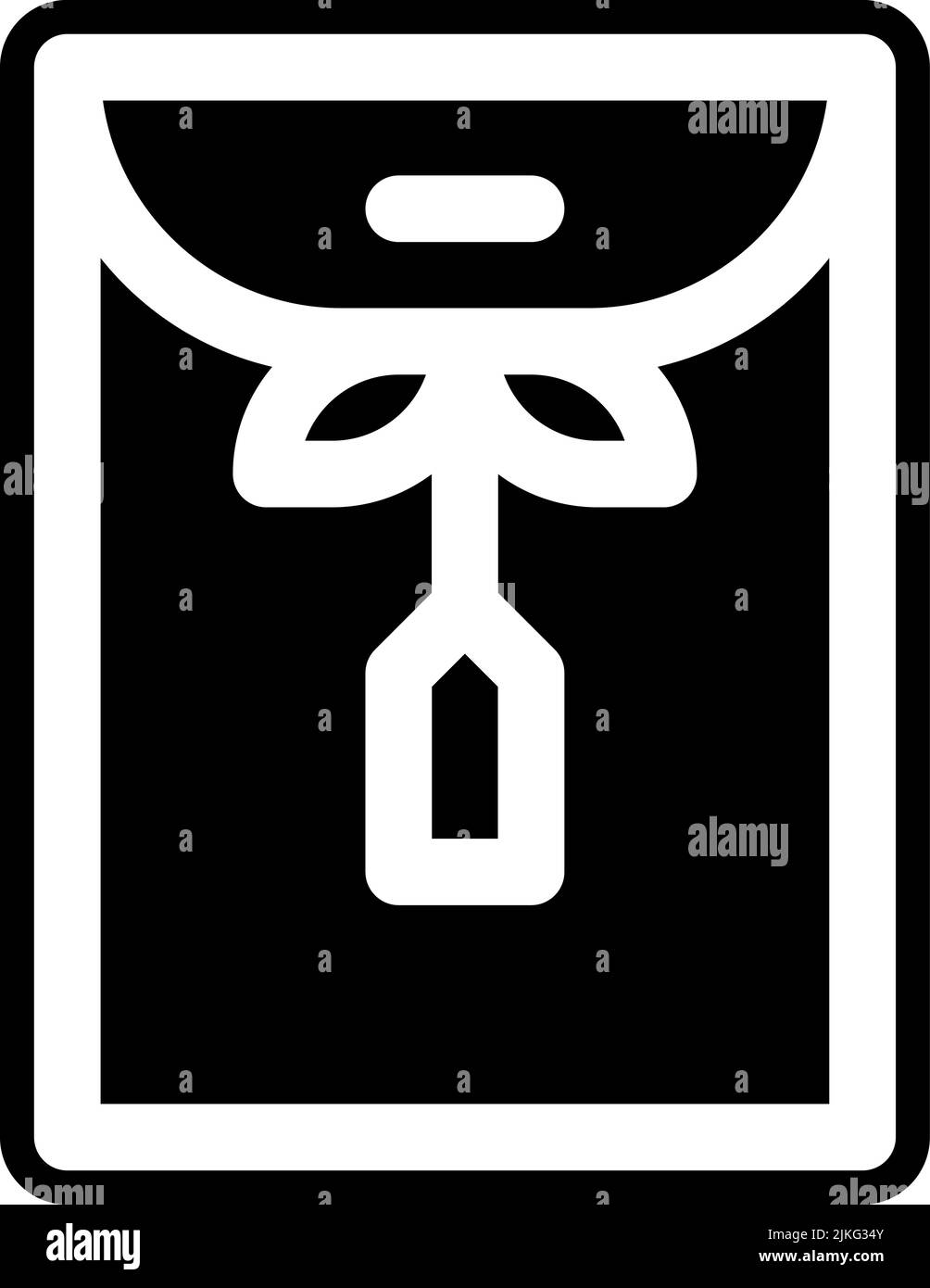 present icon black vector illustration Stock Vector Image & Art - Alamy
