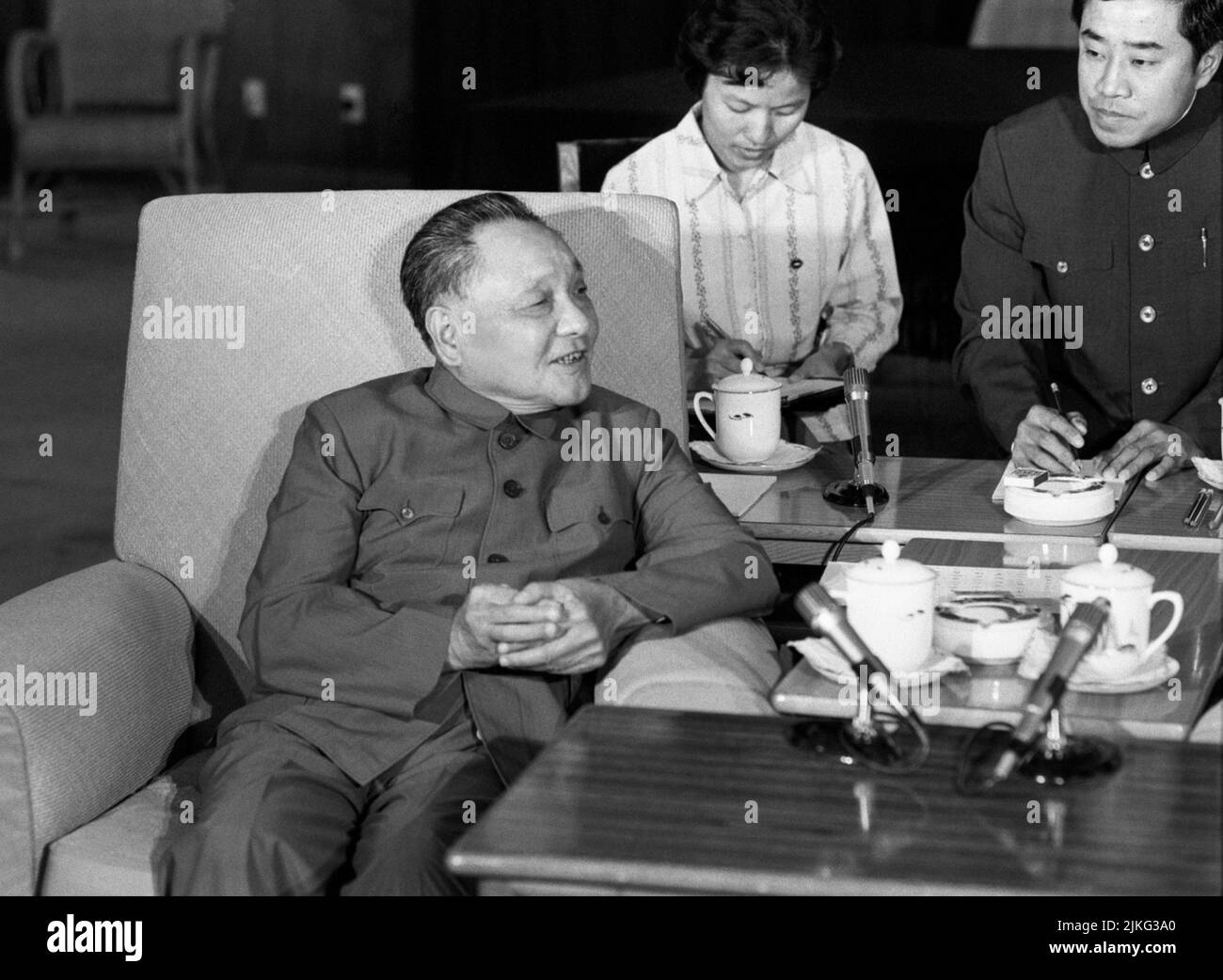 DENG XIAOPING Chinese revolutionary and statesman Stock Photo
