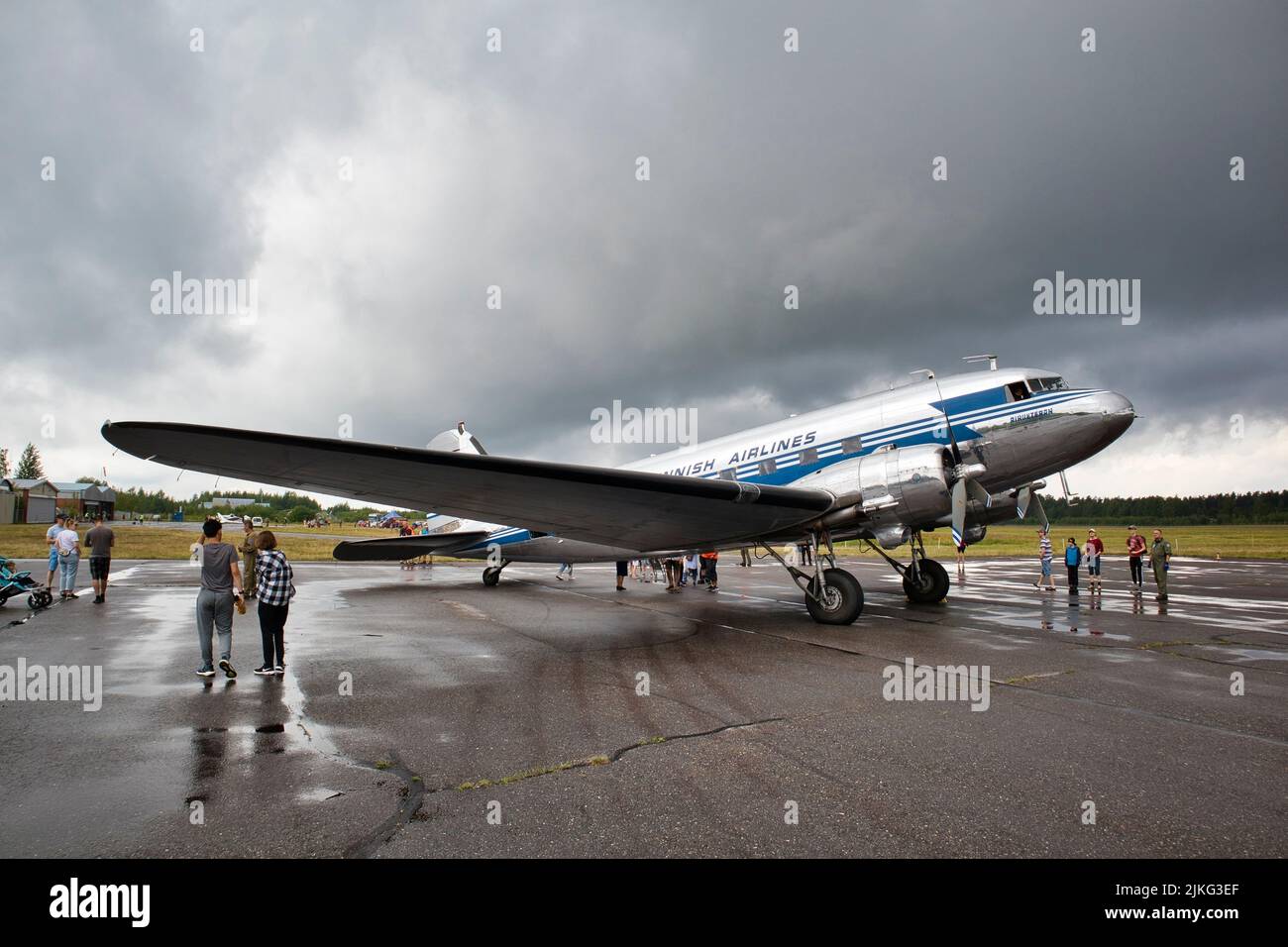 Lappeenranta, Finland – 07/23/2022:Douglas DC-3 Stock Photo